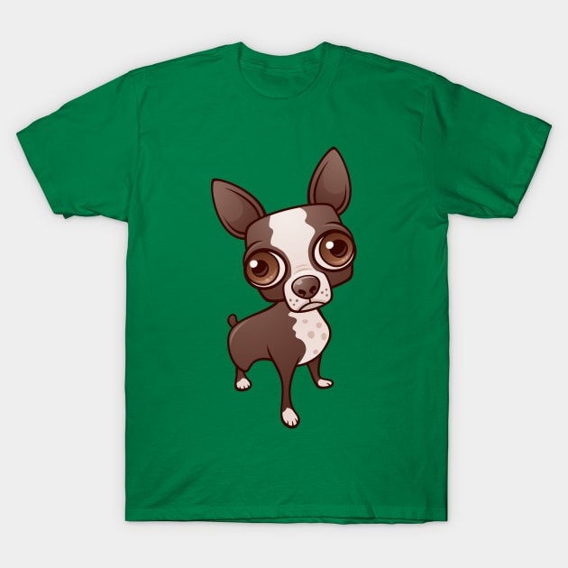 Zippy the Boston Terrier T-Shirt by fizzgig